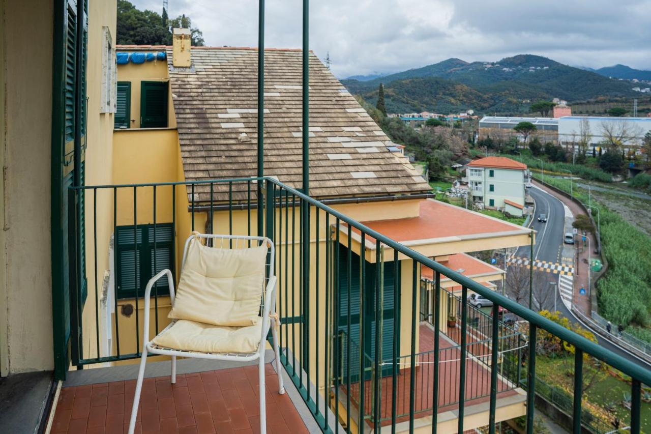 Ferienwohnung 089 - Casa Cascata, Vista Mare, 400 Metri Dalla Spiaggia Sestri Levante Exterior foto