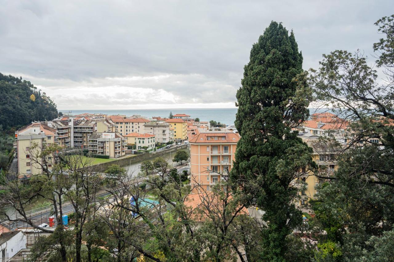 Ferienwohnung 089 - Casa Cascata, Vista Mare, 400 Metri Dalla Spiaggia Sestri Levante Exterior foto