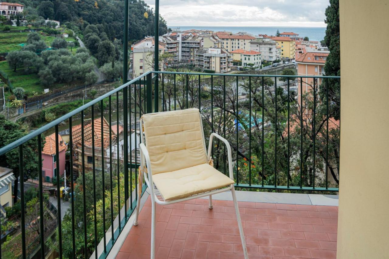 Ferienwohnung 089 - Casa Cascata, Vista Mare, 400 Metri Dalla Spiaggia Sestri Levante Exterior foto