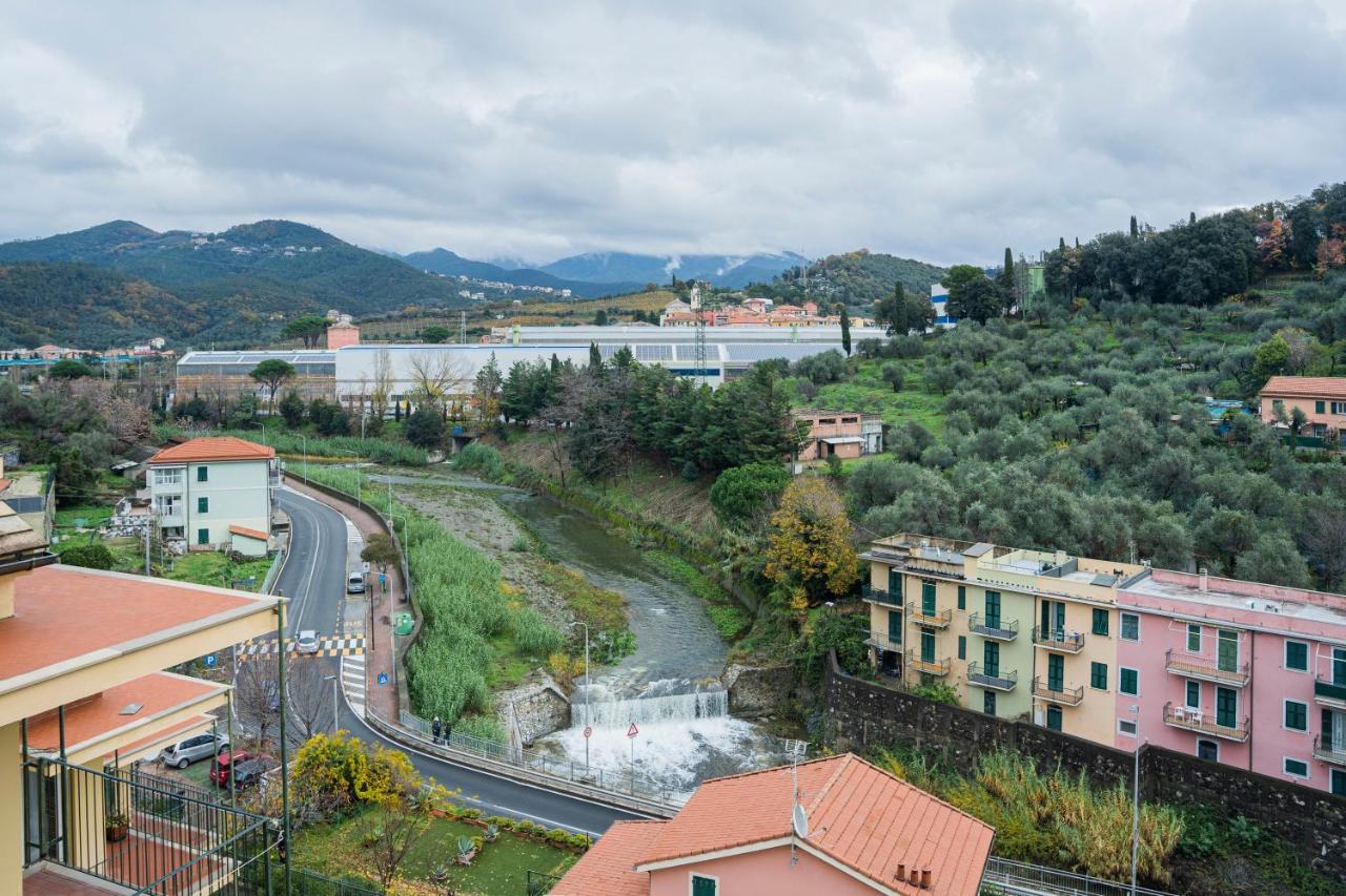 Ferienwohnung 089 - Casa Cascata, Vista Mare, 400 Metri Dalla Spiaggia Sestri Levante Exterior foto