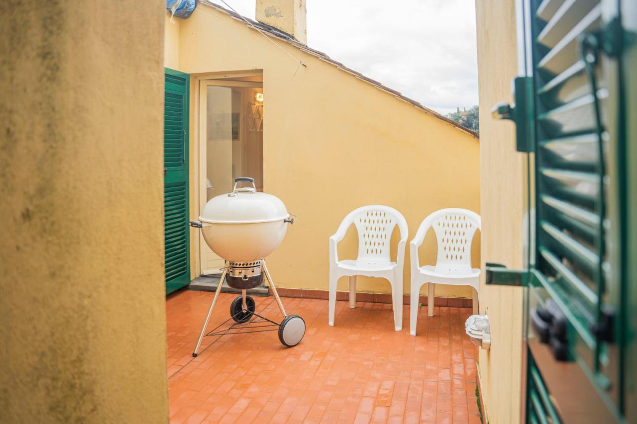 Ferienwohnung 089 - Casa Cascata, Vista Mare, 400 Metri Dalla Spiaggia Sestri Levante Exterior foto