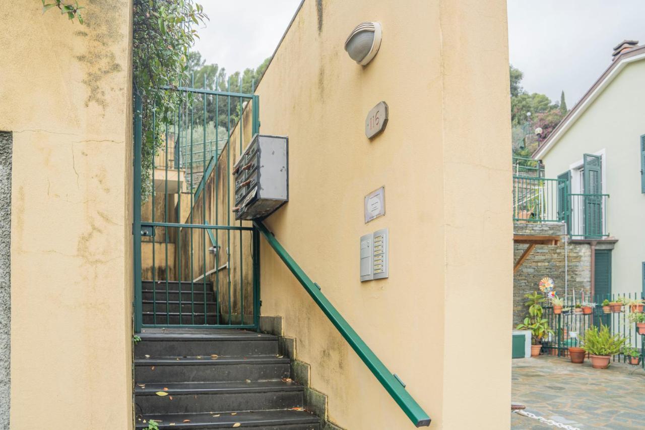 Ferienwohnung 089 - Casa Cascata, Vista Mare, 400 Metri Dalla Spiaggia Sestri Levante Exterior foto