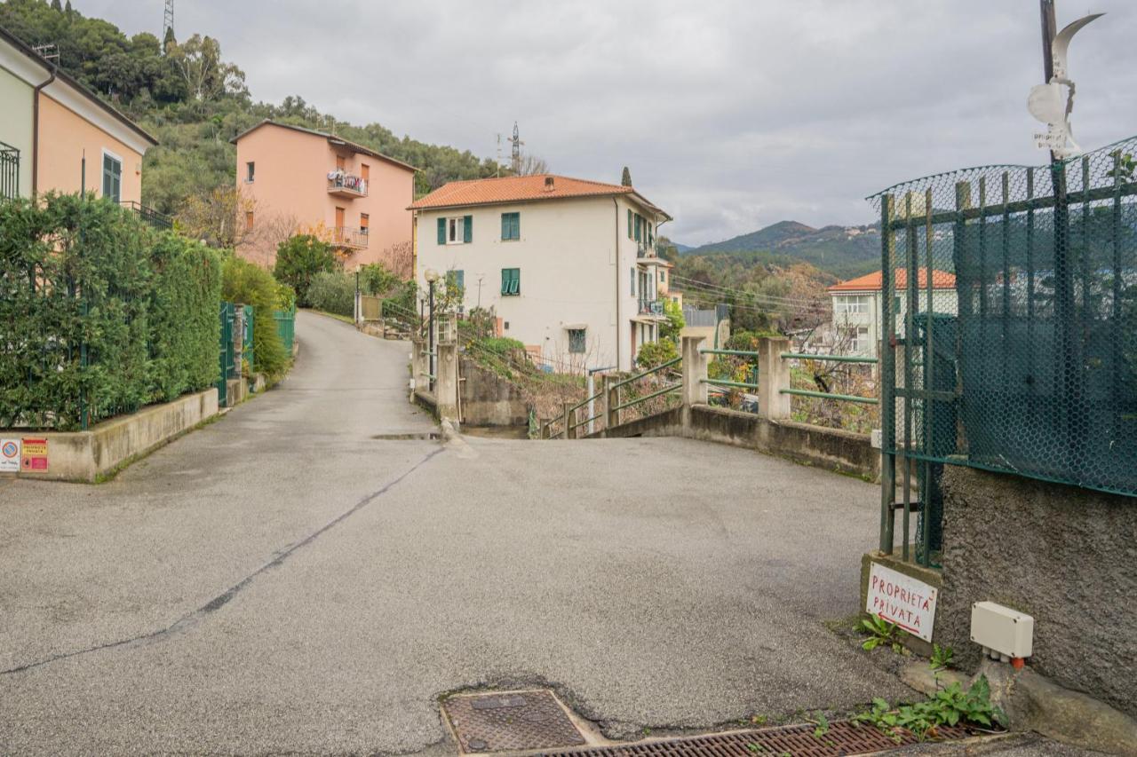 Ferienwohnung 089 - Casa Cascata, Vista Mare, 400 Metri Dalla Spiaggia Sestri Levante Exterior foto
