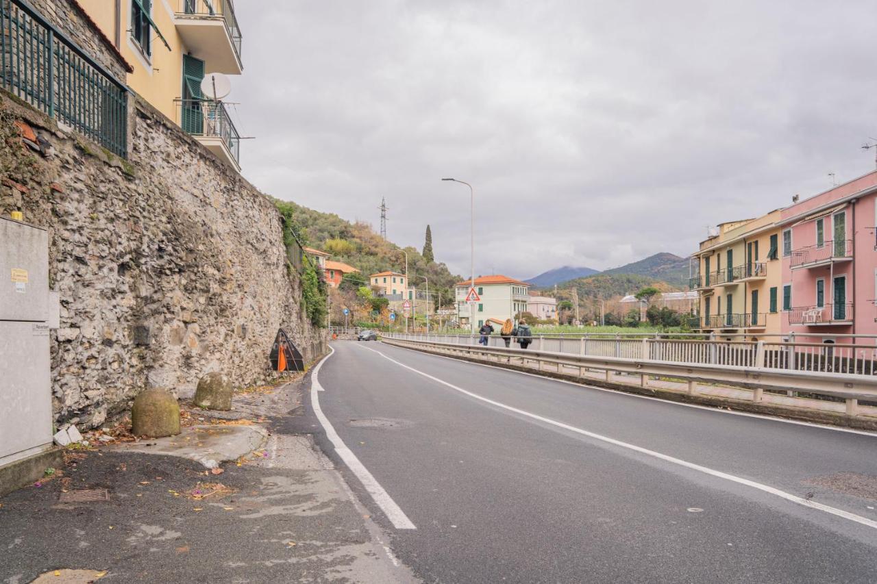 Ferienwohnung 089 - Casa Cascata, Vista Mare, 400 Metri Dalla Spiaggia Sestri Levante Exterior foto