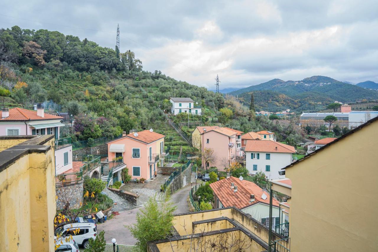 Ferienwohnung 089 - Casa Cascata, Vista Mare, 400 Metri Dalla Spiaggia Sestri Levante Exterior foto